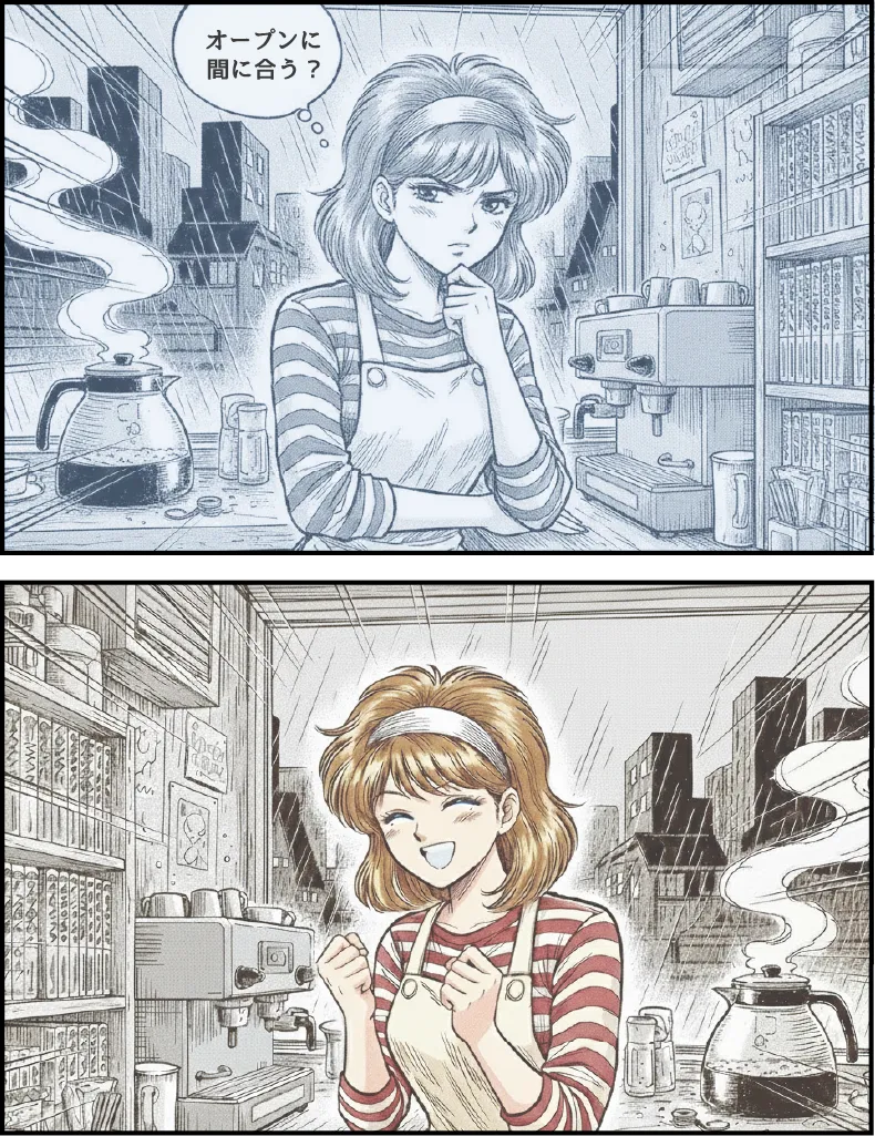 オープンに間に合う?